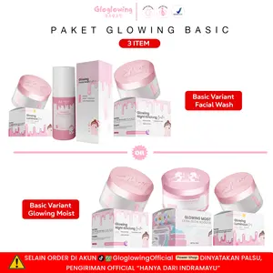 [HLIVE] GLOGLOWING Paket Glowing Basic "3 item" - Basic Whitening Treatment