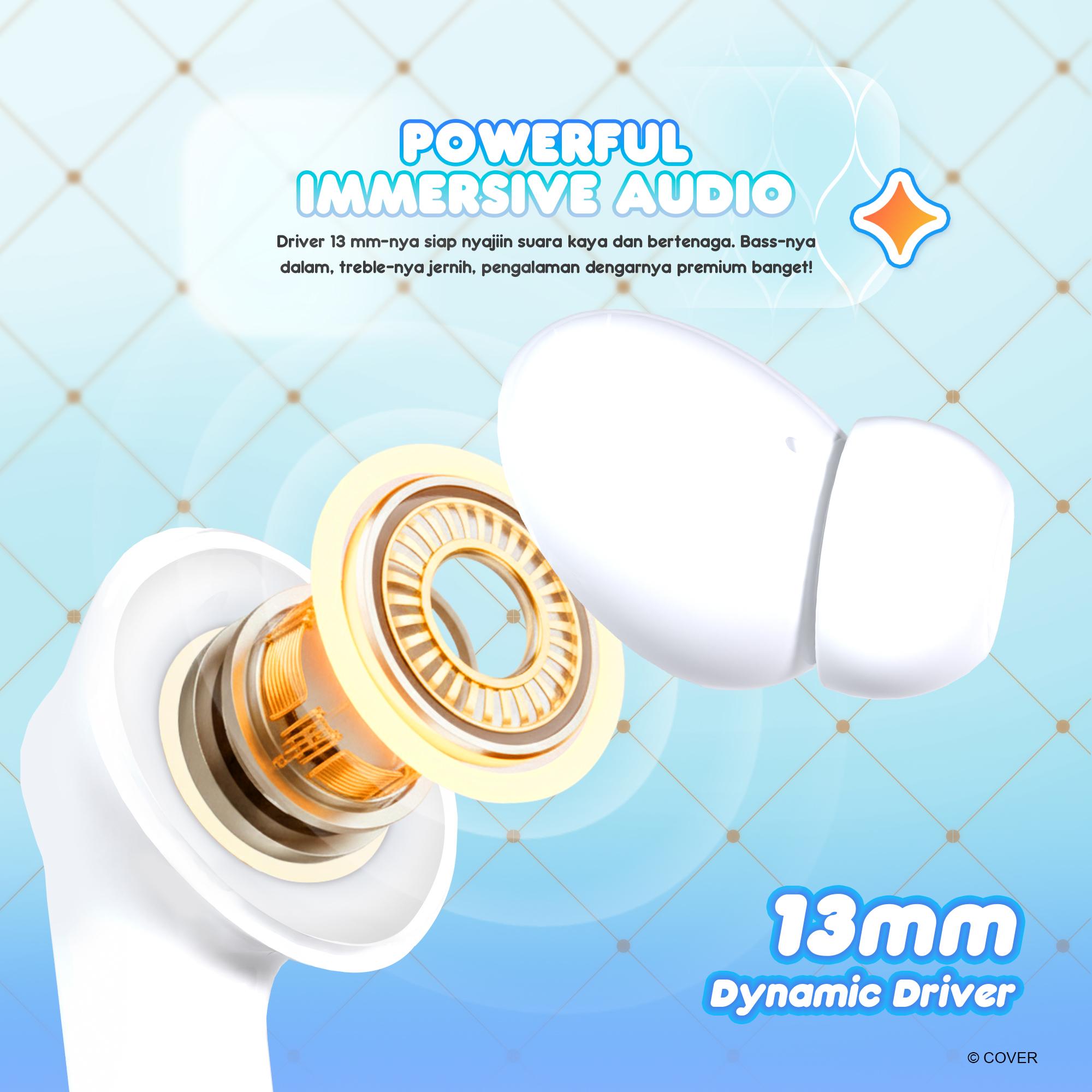 FANTECH x HOLOLIVE EXCLUSIVE COLLABORATION TWS GROOVE ANC FT20 Kobo Kanaeru & Vestia Zeta Limited Edition (BONUS PLUSHIE) FANTECH x HOLOLIVE EXCLUSIVE COLLABORATION TWS GROOVE ANC FT20 Kobo Kanaeru & Vestia Zeta Limited Edition (BONUS PLUSHIE)