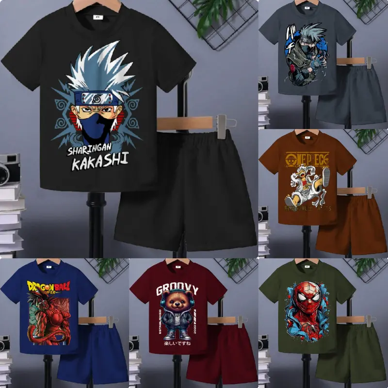 SETELAN BAJU ANAK LAKI LAKI TERBARU SIZE 4, 6, 8, 10 4