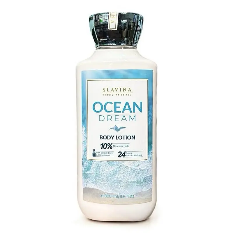 HANDBODY SLAVINA  Whitening Body Lotion by Nagita Slavina Moisturizer Untuk Kulit Kering dan Kusam 350ml 6