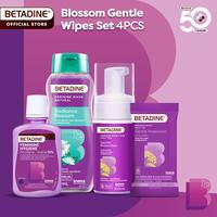 Gambar Betadine Feminine Care Bundle Blossom Gentle Wipes Set - Feminine Wash dengan Ekstrak Daun Sirih & Prebiotik – Membantu Mengurangi Bau Tidak Sedap, Menjaga Kesegaran, pH Seimbang, Perawatan Area Kewanitaan Sehari-hari dari Betadine Shop Kota Tangerang 1 Tokopedia