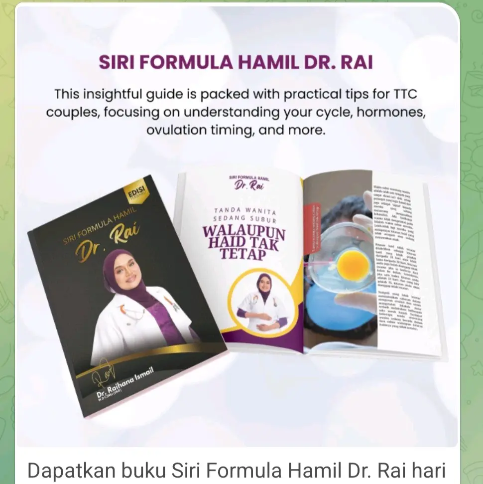 Tips Book by Dr Raihana Ismail the founder of Efferty