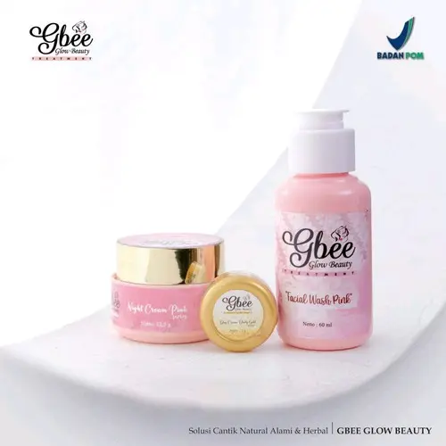 Paket Kinclong Small Gbee Glow Beauty Terlaris Harga Promo dengan kandungan Niacinamide mencerahkan Wajah Memutihkan Pelembab Melembutkan