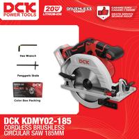 Gambar DCK KDMY02-185 Cordless Brushless Circular Saw 185mm / Mesin Sirkel 7 Inch - UNIT ONLY dari Drill&Co Kota Administrasi Jakarta Barat 1 Tokopedia