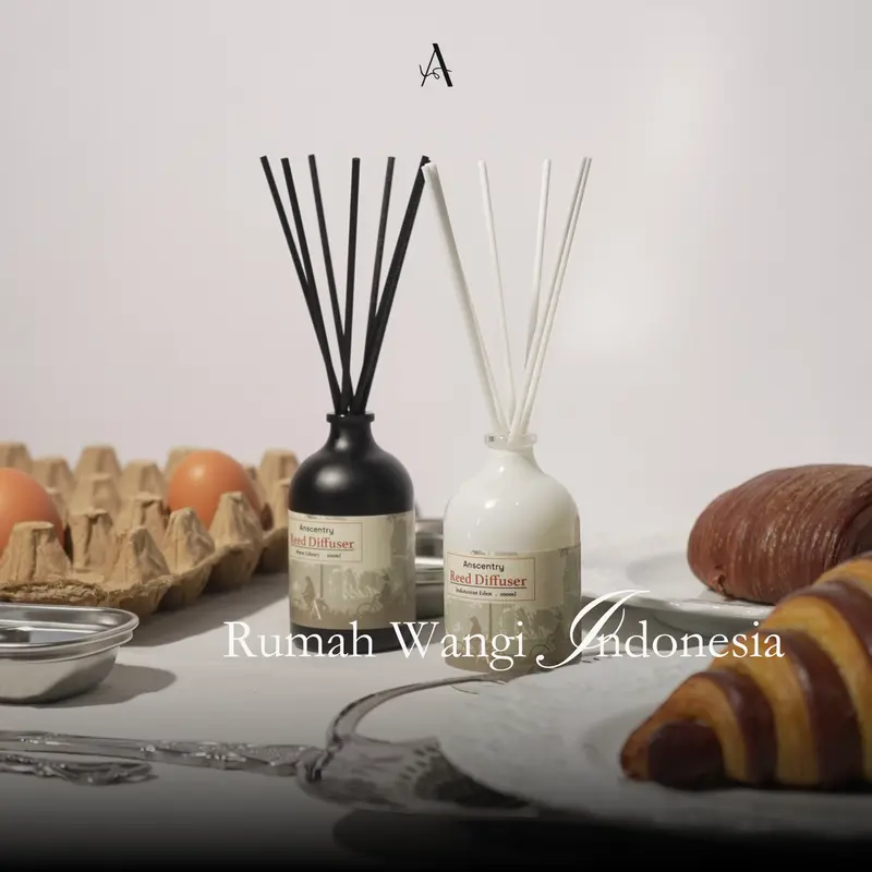 Anscentry - Reed Diffuser 100ml Pewangi Ruangan Aromaterapi / Dekorasi Kamar 0