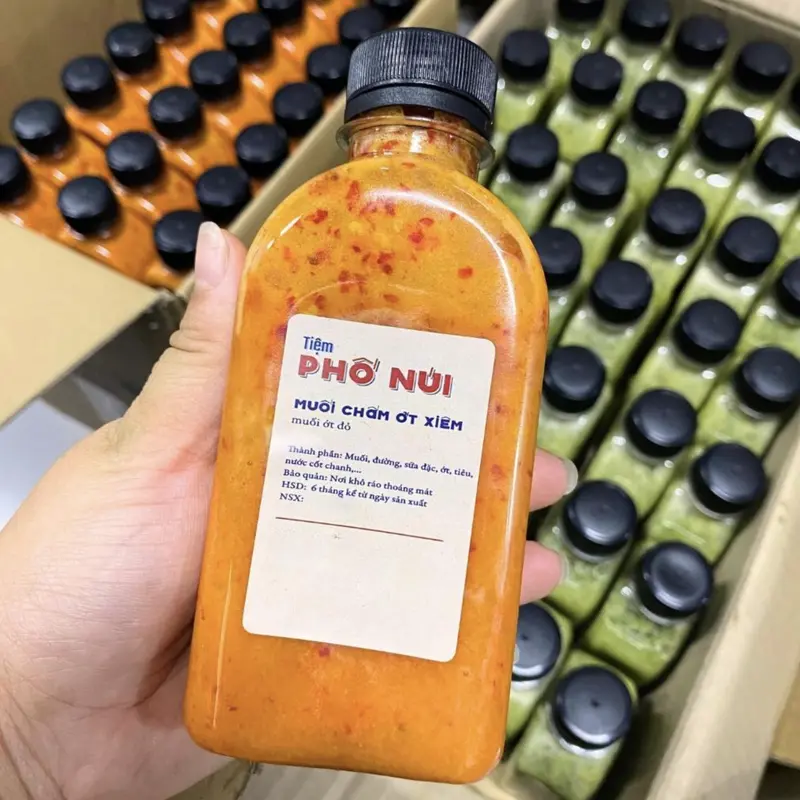 Muối Chấm Ớt Xiêm 300gram - Tiệm Phố Núi (Quà Tặng K Bán) Gia Vị 3