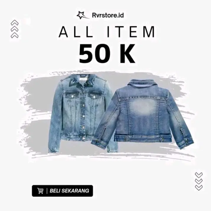 Jaket jeans keren serba 50k! 0