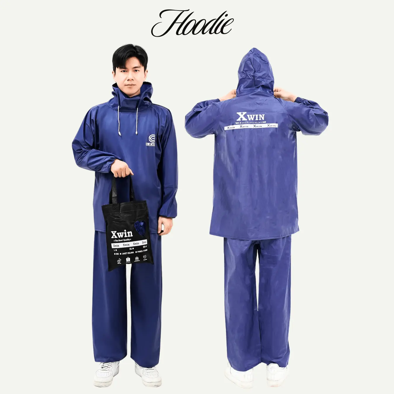 Biru Hoodie