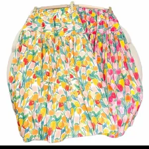 ROK FLORAL MOTIF BUNGA POLKAMOTIF BUNGA KOREAN SKIRT / FLORAL SKIRT / ROK dengan Desain Bunga Cerah yang Menarik