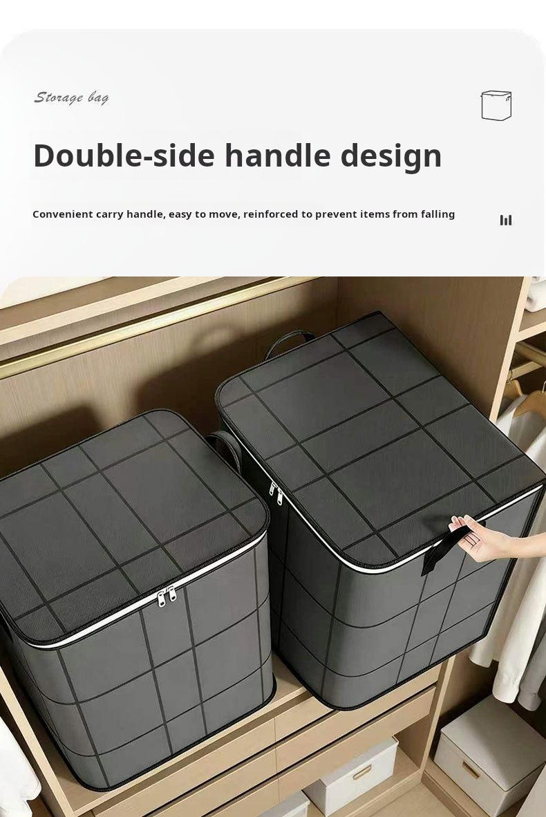 Large-capacity Extra-Large Waterproof & Moisture-Resistant Storage Box/Bag — Wear-resistant, ideal for clothes, quilts, moving, and packing Large-capacity Extra-Large Waterproof & Moisture-Resistant Storage Box/Bag — Wear-resistant, ideal for clothes, quilts, moving, and packing