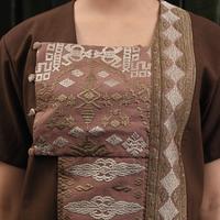 Gambar NONA RARA - Kebaya Stacato Suksma T4400, Baju kerja batik blouse wanita modern - ALL SIZE dari Nona Rara Batik Kota Administrasi Jakarta Timur 3 Tokopedia