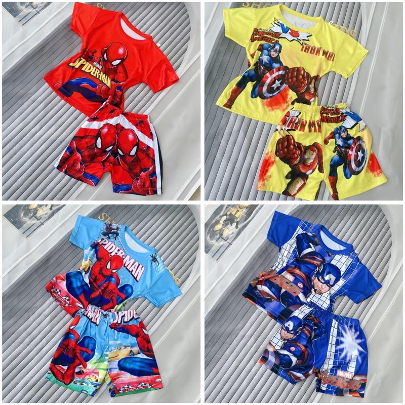 SIÊU NHÂN Combo 4b -149k Đủ Size cho bé 8-40kg .Chất Thun Thái Lạnh -mát mịn-co giãn tốt ạ