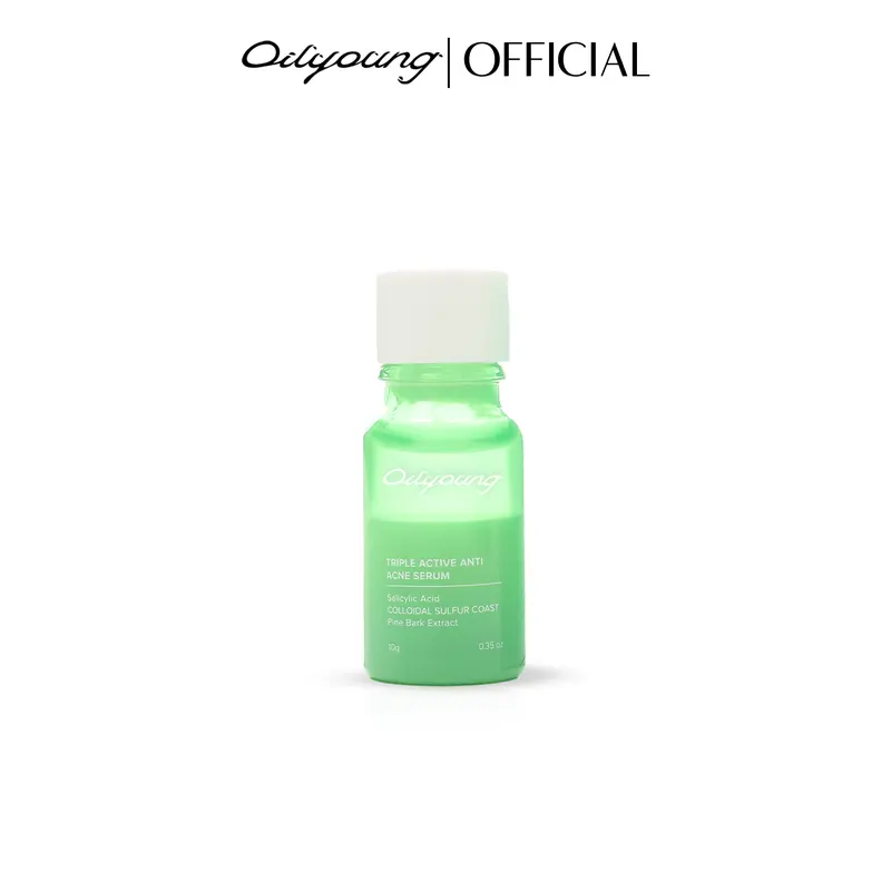[Creator] Oilyoung Triple Active Anti Acne Serum 10g - Salicylic Acid Acne Drying Lotion Serum Jerawat Acne Treatment Wajah Berjerawat Extract Niacinamide Hyaluronic 1