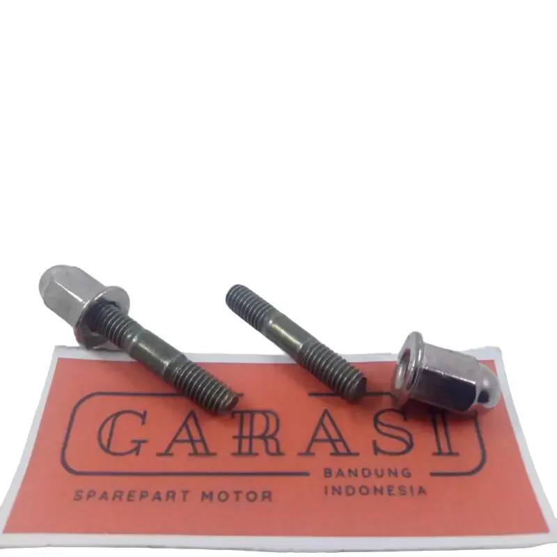 BAUD TANAM KNALPOT KENALPOT DAN MUR NYA M6 BAUT 10 KUNCI 10 HONDA BEAT KARBU-BEAT F1-VARIO 110-GRAND-PRIMA  FULL SET ISI 2 PASANG