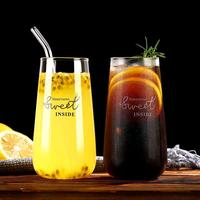 Gambar Gelas Cangkir Kopi Glass Coffee Mug Kaca Bening Unik Sweet Inside dari Zsk2020 Kota Administrasi Jakarta Pusat 4 Tokopedia