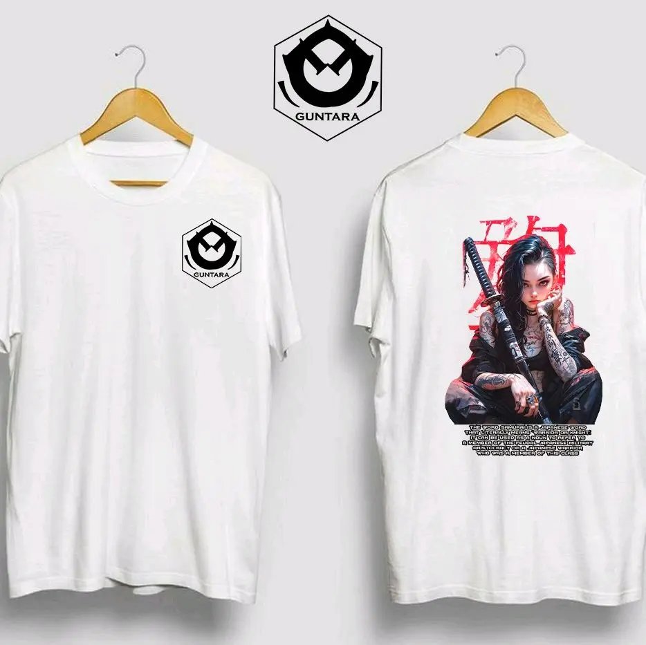 Baju Kaos Distro Katun Kombed Wanita Desain Keren By Guntara