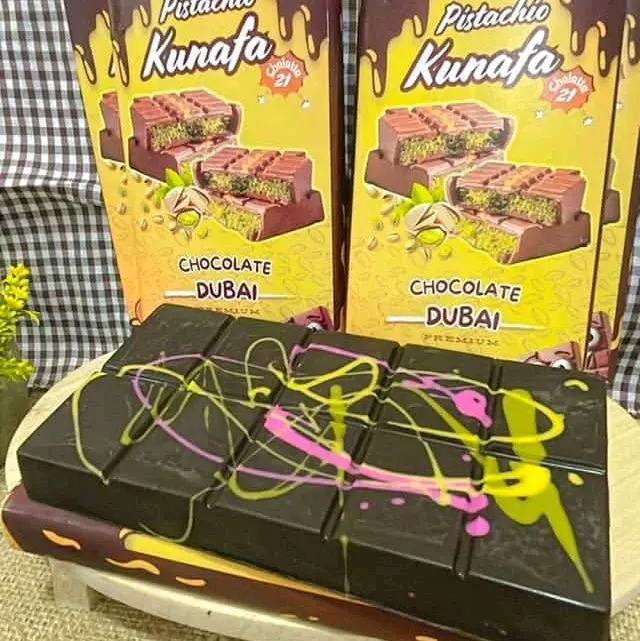 JUMBO || COKLAT DUBAI C21 250 GRAM PISTACHIO KUNAFA | COKLAT DUBAI MERK C21 Cokelat Cemilan