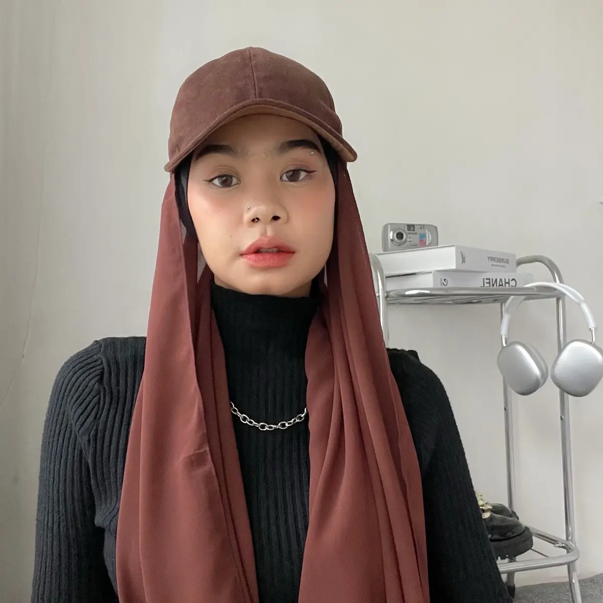 ALISE PASHMINA TOPI INSTANT / PASHMINA TOPI INSTANT / TOPI PASHMINA INSTANT CERUTY BABYDOLL Muslim Ceruti