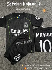 Setelan Baju Bola Anak Umur 1-15 Tahun - Bisa COD