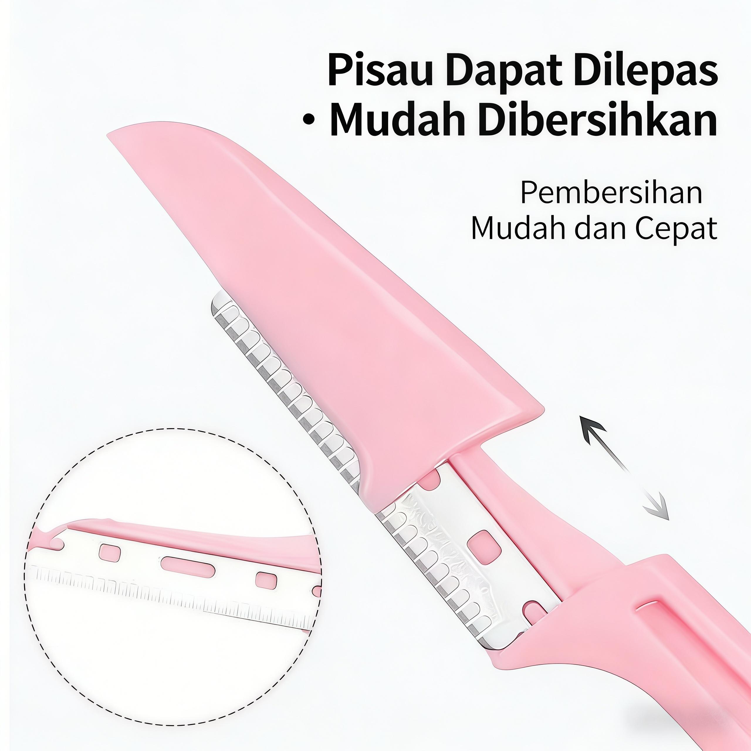 【Sam's market】Pisau Cukur Alis Wanita Aman Mudah Dikuasai oleh Pemula 3 Pcs dalam 1 Kotak Cocok untuk Pemula Anti-Gores Kuku Lipstick Pembest Seller