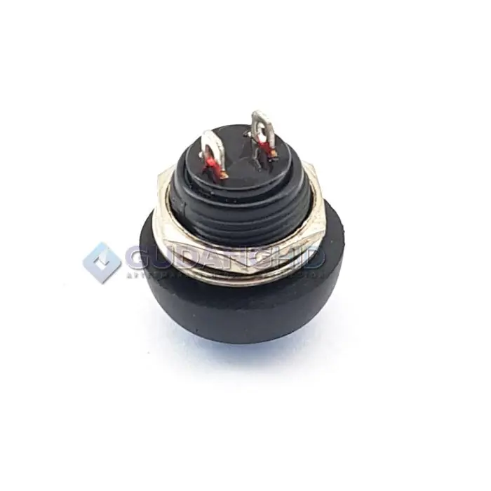 Saklar Reset Klakson Momentary Tombol ON OFF Universal Push Switch Hijau Kuning Plastik Putih Biru 3