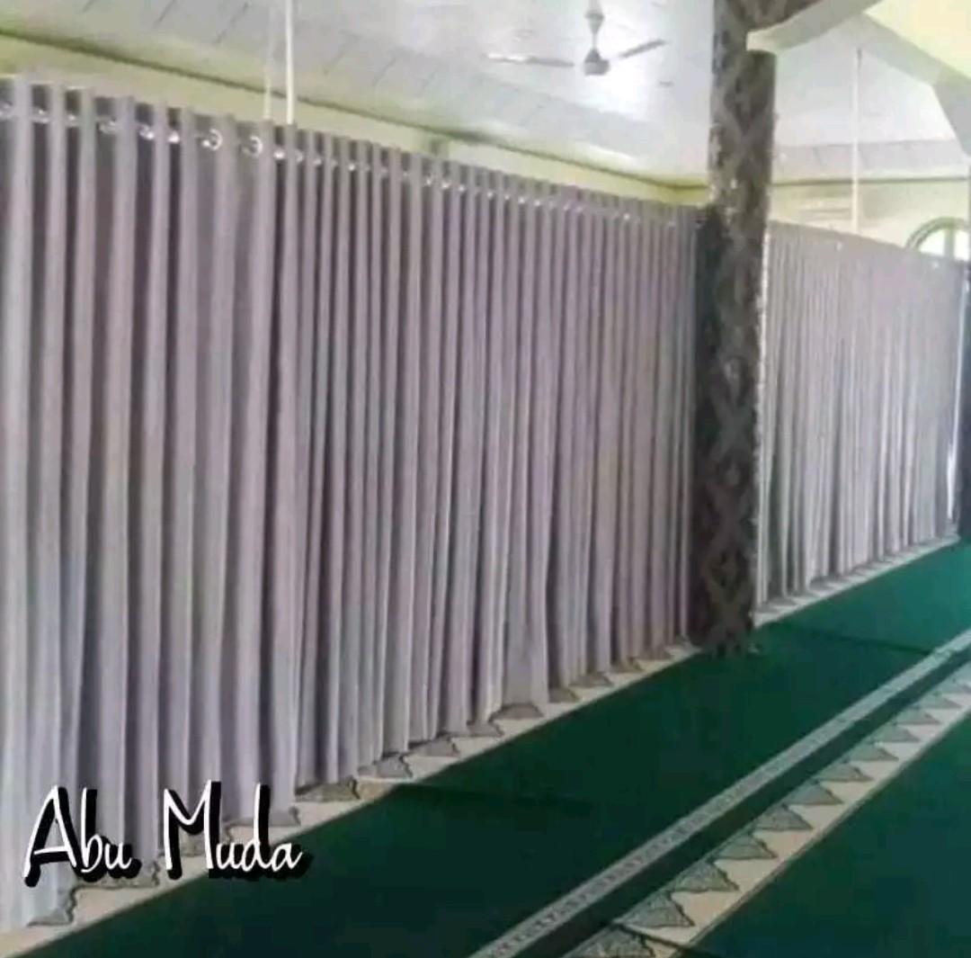 GORDEN PENYEKAT RUANGAN LEBAR 3 METER MODEL SMOKRING GORDEN MASJID