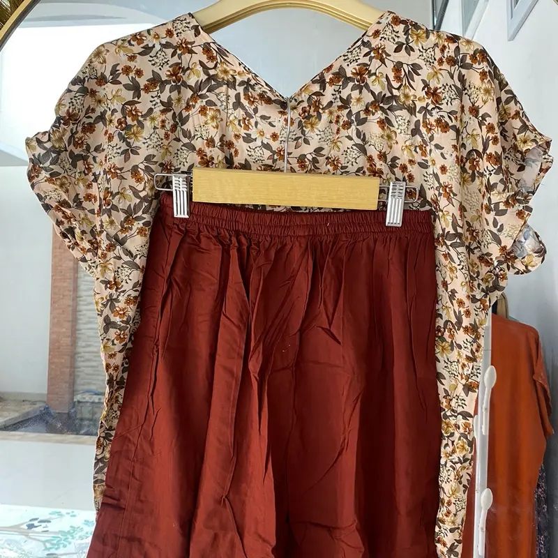 Babydol pendek Rayon Halus Jumbo muat LD 120 Wanita 5