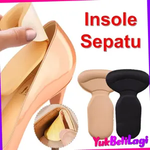 COD (YBL) Insole Pengganjal Sepatu Kebesaran T-Shape Alas Sepatu Tumit Anti Lecet Sol Sepatu Untul Kaki Sepasang Bantalan Sepatu High Heels Longgar  Anti Nyeri (BELI LOKAL) Shoe