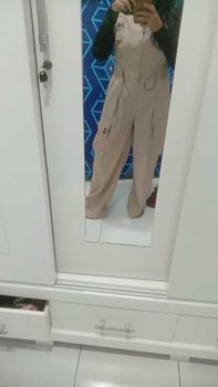 Product Review of HL Cargo Jumpsuit Cargo- Overall Katun Baju Kodok Kantong Cargo Realpict from Y**A 0