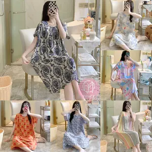RESTOCK!! Yeoly Daster Rayon Wanita | Daster Tidur Wanita | Daster Wanita Lengan Pendek