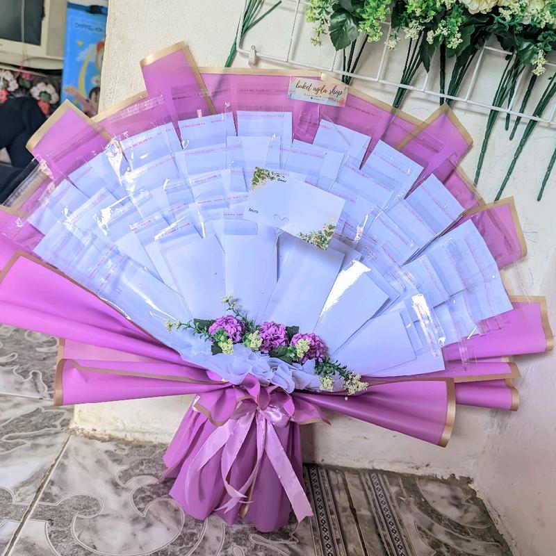buket kosongan 35,40,45,50 lembar / buket kosongan 1