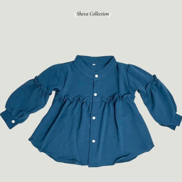 Product Introduction of BLOUSE anak / Blouse Anak Perempuan / Blouse bahan Crinkle Airflow Premium usia 1-12 tahun Anak-Anak Model NAIRA 44