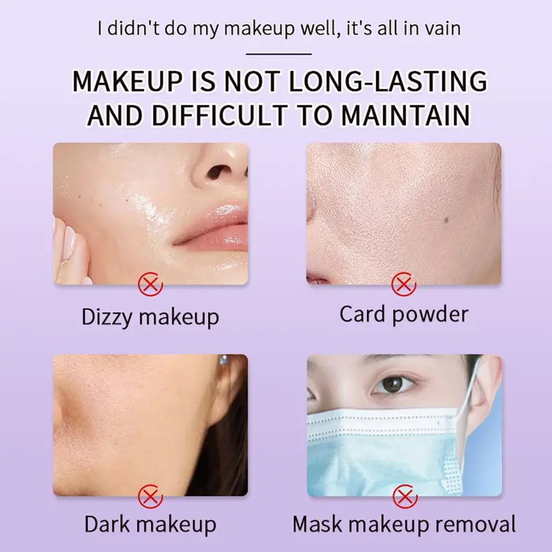 60ml Makeup Setting Spray Anti Noda, Anti Keringat, Makeup Tahan Lama, Matte, Melembabkan, Facial Mist, Setting Spray, Pembentukan Film Cepat, Cepat Menyegarkan, Finishing Spray, Menyegarkan, Tidak Lengket, Semprotan Pengunci Makeup yang Sangat Kuat 12 7