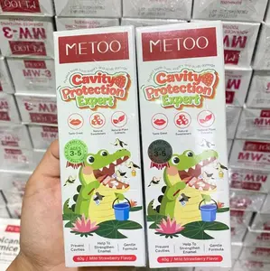 Metoo Kids Cavity Protection Toothpaste 3-5th merawat gigi dan mencegah gigi berlubang