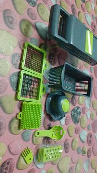 Product Review of Vegetable Chopper Multi-functional Vegetable Cutter Pencincang Sayur cutter sayur /Multi Grater /Peeler from 🌸**🌸 1