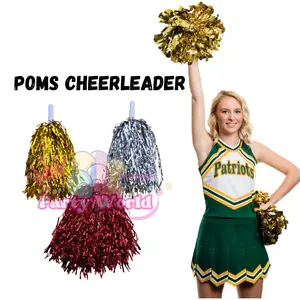 Pom Pom Cheerleader / Pom Pom Rumbai (Harga 1 Pasang)