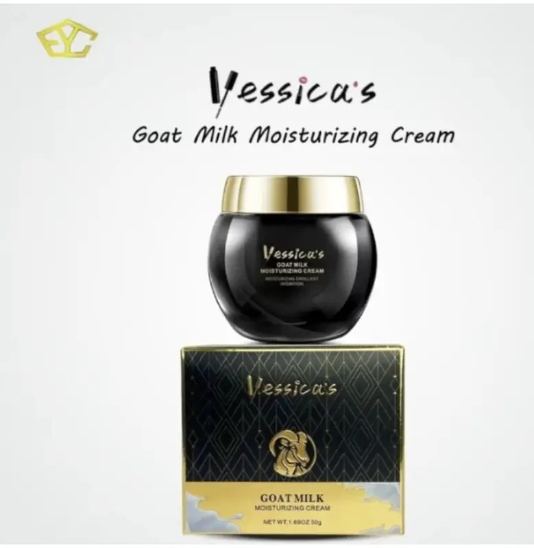 YESSICA GOAT MILK MOISTURIZER 50ML cream kirm wajah pelembab susu kambing mencerahkan melembabkan elastisitas kulit yessica's Muka 3