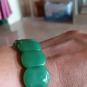 Gelang giok gelang tangan pria dan wanita tali elastis asli china Bracelets