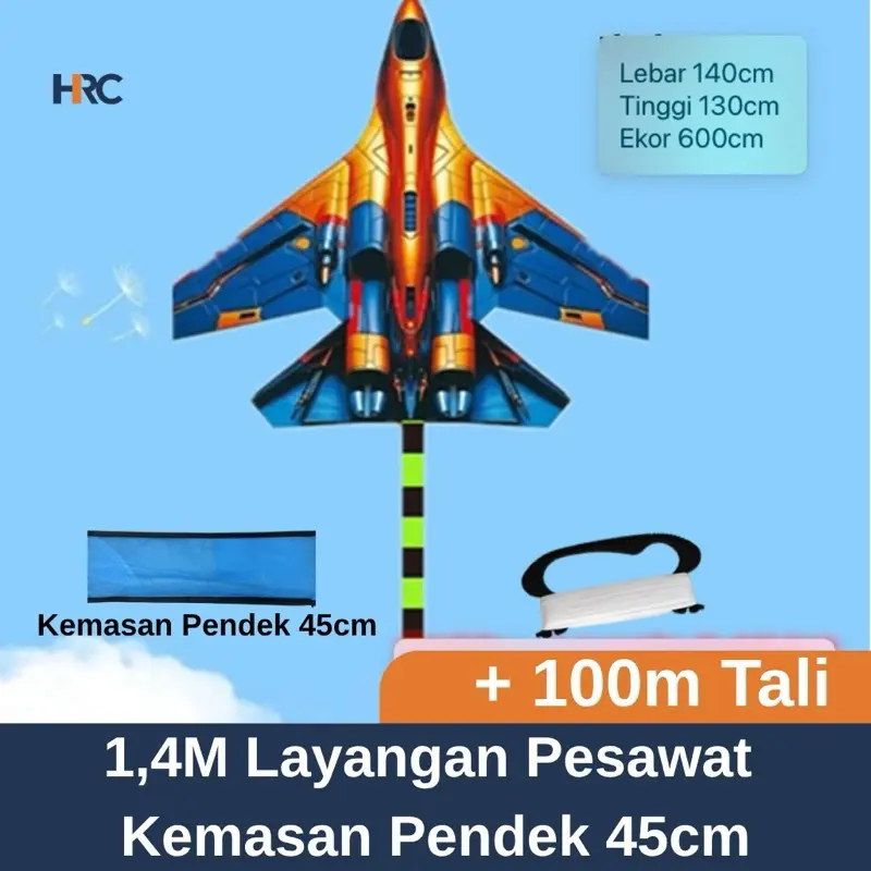 Pesawat Lipatan 45cm