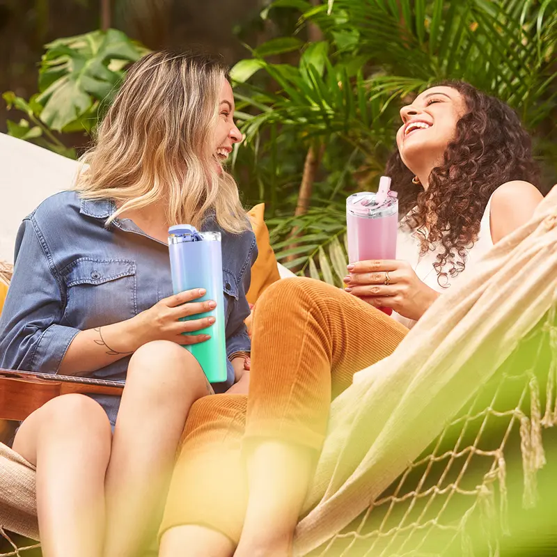 【 Meoky Tumbler 】 24 Oz Car Water Bottle, Cute Water Bottle, Tumbler, Made Of Food Grade Stainless Steel Material, Non-Slip Bottom, Two Drinking Design Coffee Cups, Can Keep Warm For 8 Hours Or Cool For 24 Hours, Holiday Gift （Father's Day） 7
