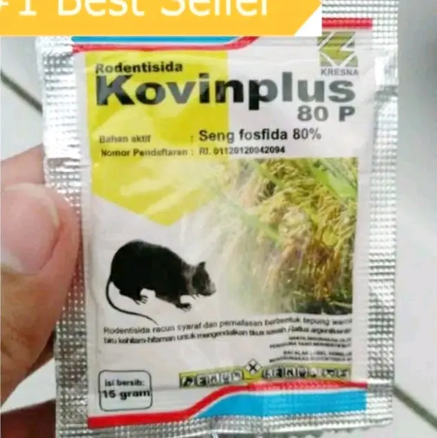 KOVINPLUS 80 P RODENTISIDA RACUN TIKUS BUBUK HITAM 1