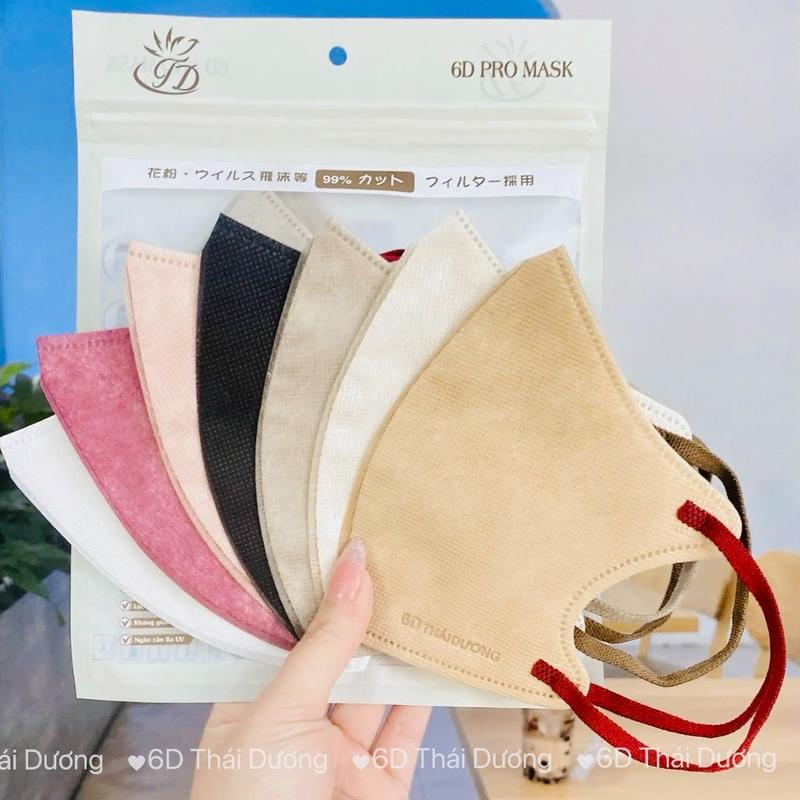    Sét 300 cái  Khẩu trang 6D Pro 3 lớp kháng khuẩn quai chun bản to cho nam và nữ - Accessories Vietnam Grey Phụ Kiện Nhung Phụ Kiện Nhung 