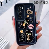 Gambar MHKEID Casing Hp untuk OPPO Reno 12 5G Reno 12 Pro 5G Reno 12F 4G Reno 12F 5G Reno 11 5G Reno 10 5G Reno 10 Pro 5G Case Pola Kucing kartun Kasing Anti-Sidik Jari Silikon Kasus Lembut Casing - Gaya1, OPPO Reno 12 5G dari MHKEID MALL Kab. Tangerang 3 Tokopedia