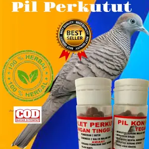 PIL PERKUTUT JAMU KONSLET TEGANGAN TINGGI PENGGACOR PERKUTUT BAHAN isi : 50 butir