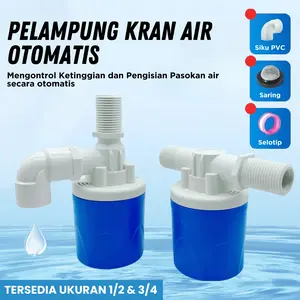 Kran Otomatis Bak Mandi 1/2 3/4 Sensor Keran Tandon Air Pelampung Toren / Pelampung Kran Air Otomatis Pelampung Otomatis /Kran Water Control Bak Kontrol Air Otomatis Chamber Kolam