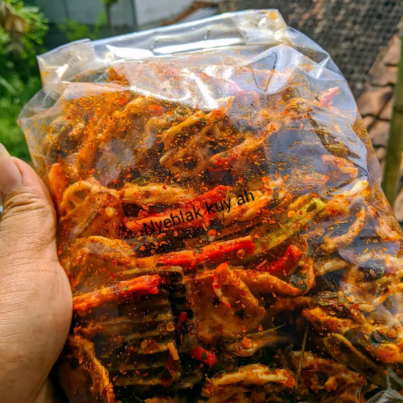 KERUPUK CAMPUR JENGKOL/BETON/PEDO/BASRENG SEBLAK MIX CIKRUH neto 1kg Snacks Pedas 4
