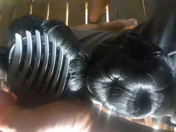 Product Review of Sanggul rambut dengan sembilan bunga, Simulasi semula jadi, sembilan bunga, pinset, jepit rambut, sanggul pengantin, rambut palsu gaya rambut from K**n 7** 0