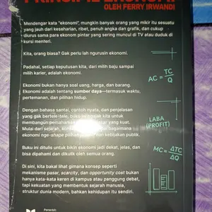 Buku Prinsipil Ekonomi oleh Ferry Irwandi Edisi Terbaru (Official Store)
