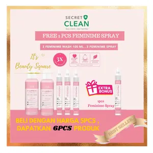 [BELI 5PCS GET 6PCS] Secret Clean Feminine Care PAKET 6IN1 Hygiene Pencerah Perawatan Kewanitaan feminine spray