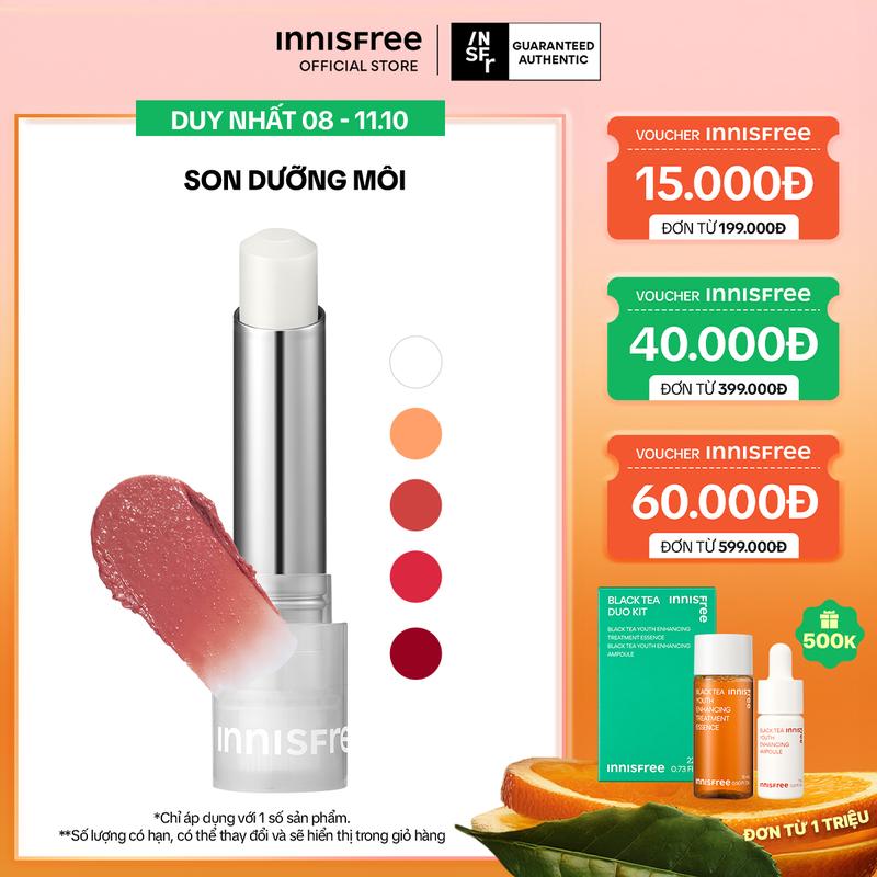 Son dưỡng môi có màu INNISFREE Dewy Tint Lip Balm 3.2g